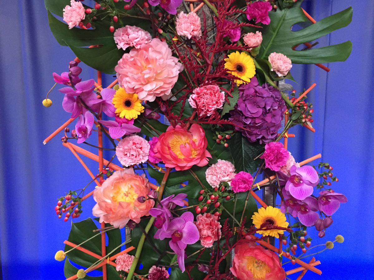 Exempel på blomsterkonst
